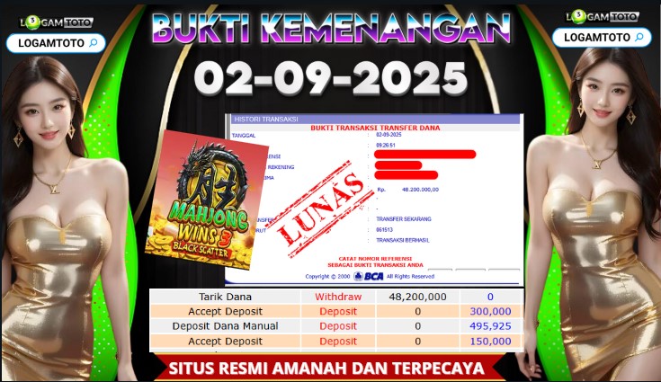 SELAMAT KEPADA MEMBER SETIA LOGAMTOTO BERHASIL JACKPOT DI PERMAINAN TOGEL TOTO MACAU SEASON 1